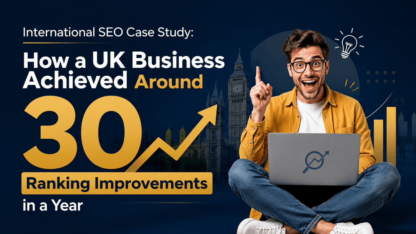 International SEO Case Study: How a UK Business Achieved Around 30 Ranking Improvements in a Year