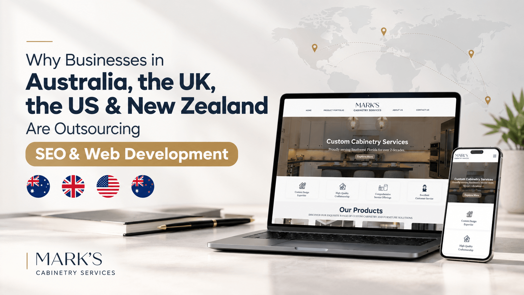 Why Businesses in Australia, the UK, the US & New Zealand Are Outsourcing SEO & Web Development in 2026