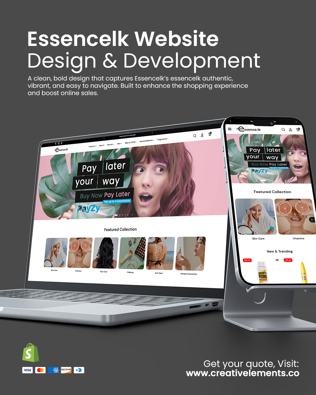 Essencelk Website – Design & Development